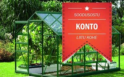 Loo omale kasvuhoone soodusostu konto